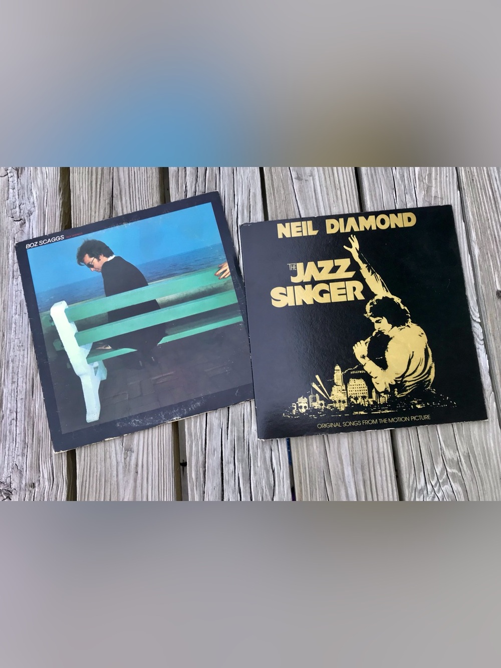 BOZ SCAGGS NEIL DIAMOND The Jazz Singer Vinyl Record Full LP Album Music Nice
